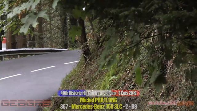 Mercedes-Benz 350 SLC - Michel PRATLONG - HILL CLIMB - 2019 - Turckheim-Trois Epis смотреть онлайн