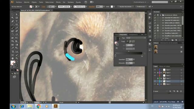 How to draw a Vector Watercolor Dog Adobe Illustrator | Time Lapse Pet Original Watercolor Painting смотреть онлайн