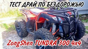 Покатушки, тест драйв / Квадроцикл ZONGSHEN TUNDRA 4X4 / едем на БАЙКАЛ / проверка проходимости