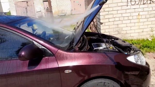 Мойка двигателя, Хендай Элантра 4. смотреть онлайн