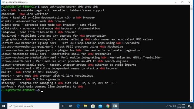 Windows Subsystem for Linux: Searching for Software in Ubuntu смотреть онлайн
