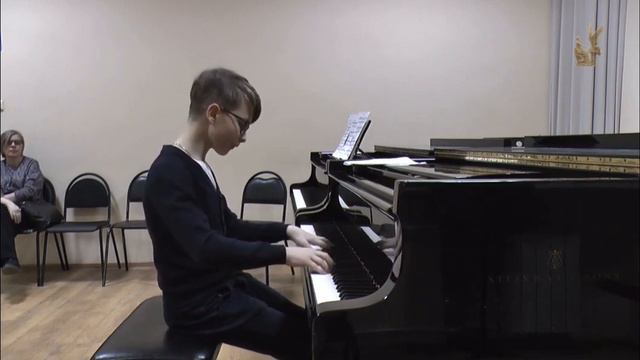 Калигин Александр, 12 лет, фортепиано, МАУДО «ДМШ» смотреть онлайн