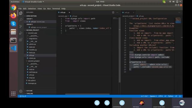 Part - 4: Hello world and HTML on Django | Complete Full Stack web dev. LIVE course | Cult Skills смотреть онлайн