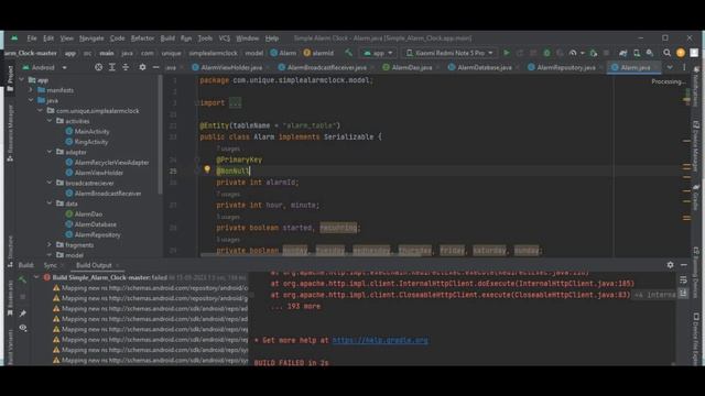 Download Alarm Clock App Android Project from Github and Run in Android Studio | Beginners | Hindi смотреть онлайн