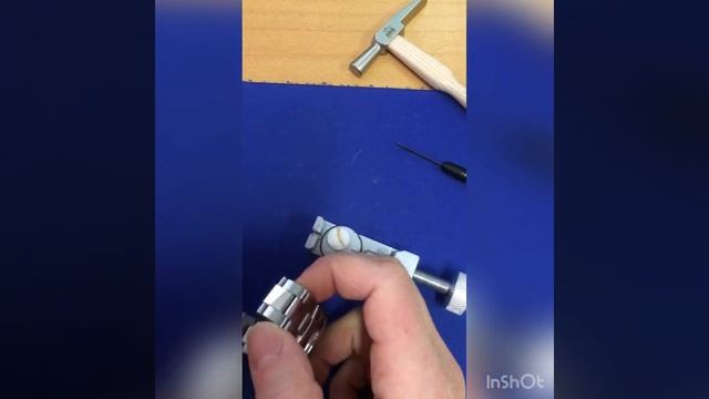 Как укоротить стальной браслет на часах / How to adjust a metal bracelet on a watch / 如何缩短手表的钢制表带 смотреть онлайн