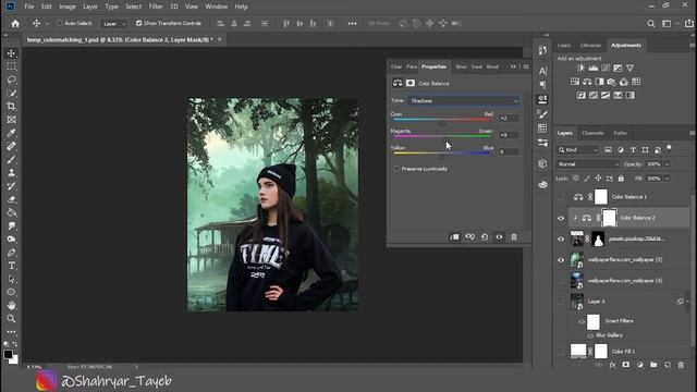 Fastest & Powerful technique to match subject With a background in Photoshop смотреть онлайн