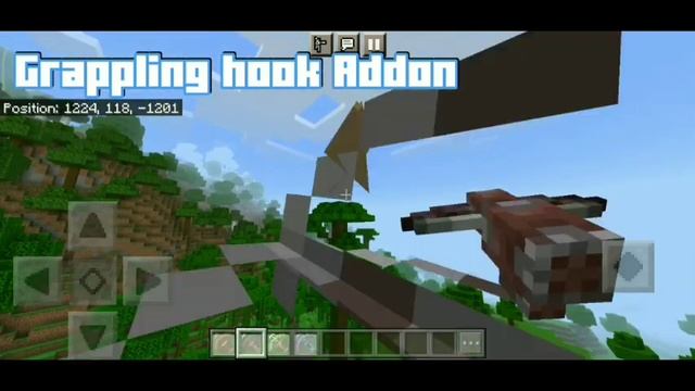 Grappling Hook Addon MCPE 1.19+ смотреть онлайн