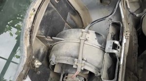 Замена радиатора печки mercedes w124 e200 1994