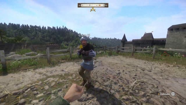 Kingdom Come: Deliverance - Henry VS Bernard Unarmed смотреть онлайн