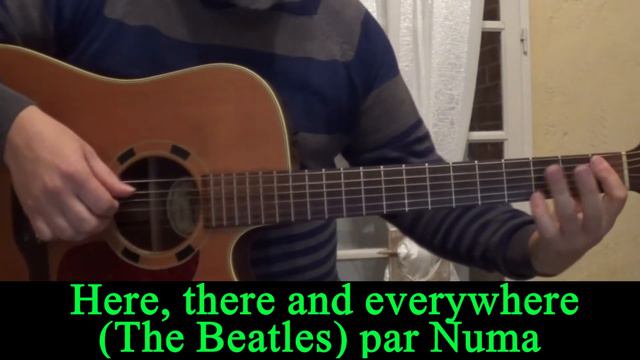 Here, there and everywhere (The Beatles) acoustic guitar cover 1966 смотреть онлайн