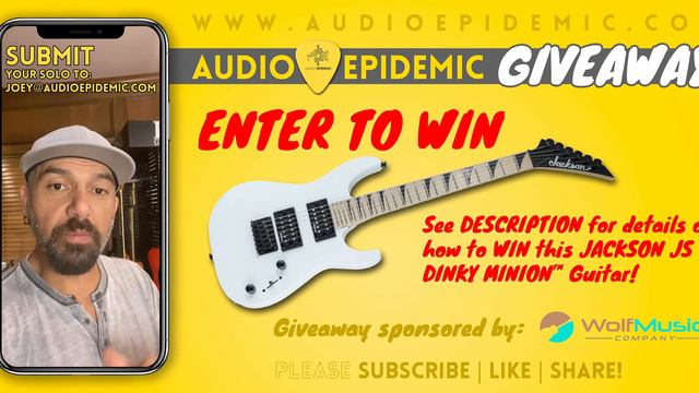 WOW! This is a KILLER GIVEAWAY - You Can Win a *Jackson by V Guitar* - SUBSCRIBE, SOLO, and WIN! смотреть онлайн