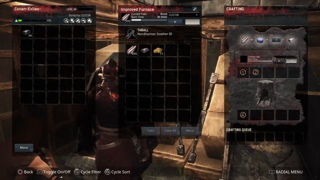 Conan Exiles - How to craft Hardened Steel Bars смотреть онлайн