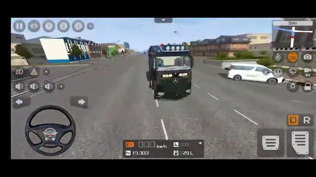 Mercedes Actros SLT 8x4 || bus simulator Indonesia (bussid) смотреть онлайн