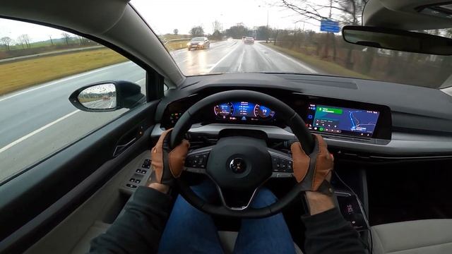 2022 Volkswagen Golf 1.0 eTSI | mild hybrid | POV test drvie смотреть онлайн