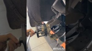 Замена ступицы FORD Focus 2 с помощью специального съемника в сервисе AKRIUSauto
