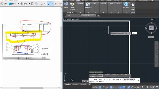 Making an Assembly Drawing with BOM in AutoCAD смотреть онлайн