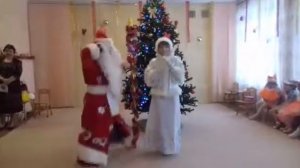 Дед Мороз зажигает! На детском утреннике в детском саду №851 г. МОСКВЫ.