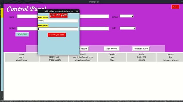Making Project on Python tkinter using Object oriented programming and SMS API with MONGODB Databas смотреть онлайн