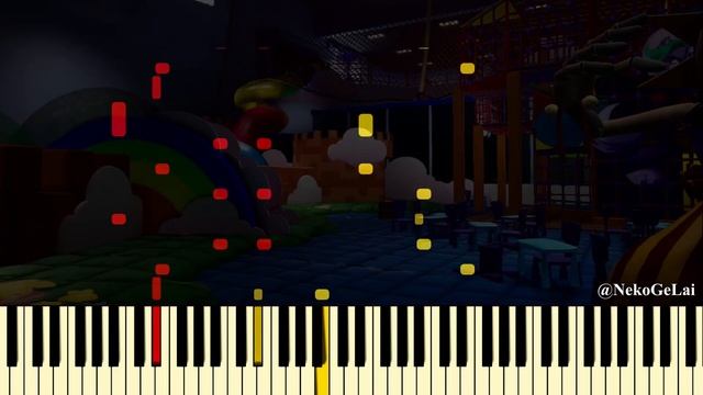FNAF: Security Breach - Daycare Theme piano arrangement & cover + sheet смотреть онлайн