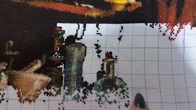 Магия 9 часть. Вышивка многоцветки