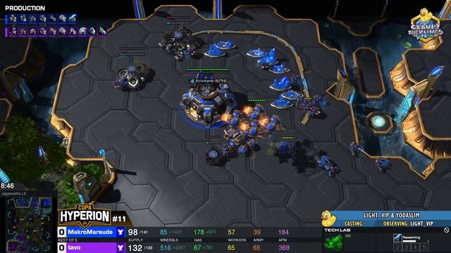 tavo vs MakroMaraude - TvT | Copa Hyperion #11 | Biweekly LatAm StarCraft 2 Tournament смотреть онлайн