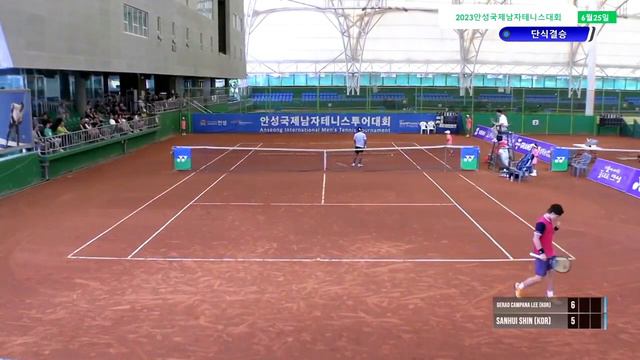 Gerard Campana Lee ( 제라드캄파냐리 ) Vs Sanhui Shin - Highlights FINAL ITF ANSEONG смотреть онлайн