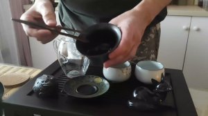 Варим шу пуэр...Старые чайные головы Лао Ча Тоу.