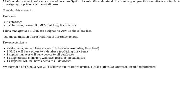 Databases: SQL Server 2016 Security - Restrict users from viewing a single database смотреть онлайн