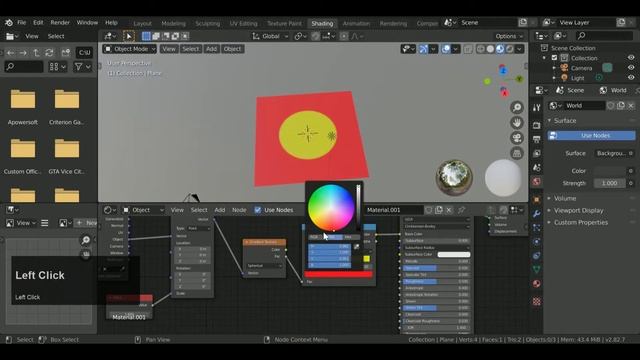How to use Color Ramp and gradient texture Widget Node in blender смотреть онлайн
