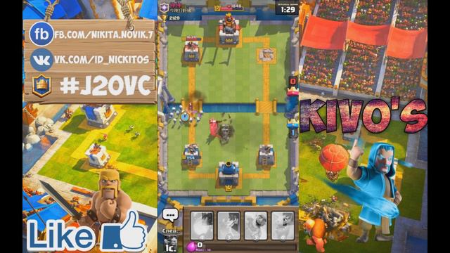 НОВАЯ РУБРИКА!! | #Качаю_Твинк | КОЛОДА С ГОЛЕМОМ | CLASH ROYALE смотреть онлайн