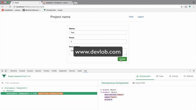 Vue 2.0 and Laravel 5.3 #15 Creating Custom Products смотреть онлайн