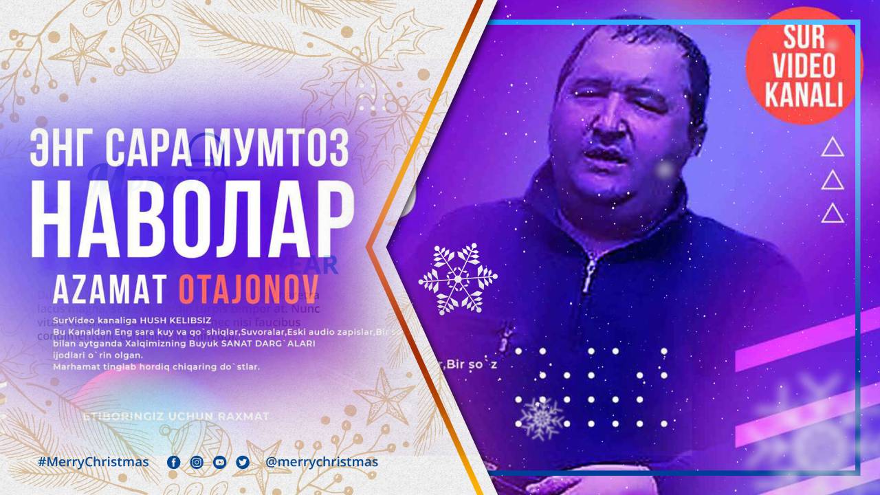 Azamat Otajonov - Eng Sara Mumtoz Navolar_Азамат Отажонов - Энг сара мумтоз Наволар (SurVideo)