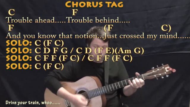 Casey Jones (Grateful Dead) Strum Guitar Cover Lesson in C with Chords/Lyrics смотреть онлайн