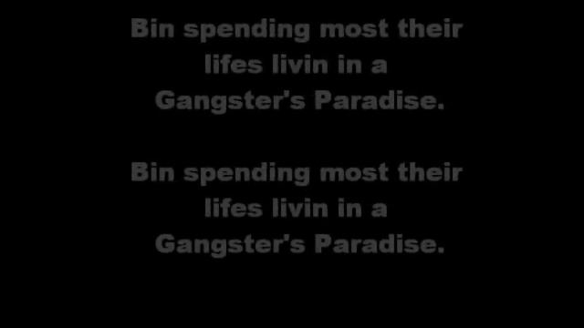 Coolio - Gangsters Paradise (Official Lyrics On Screen)