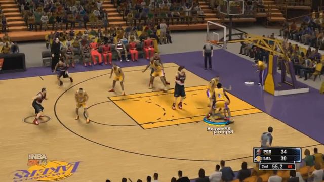 NBA 2k14 w/ JJ - Part 1 - Trail Blazers (Beav) vs Lakers (JJ) [PS3] смотреть онлайн