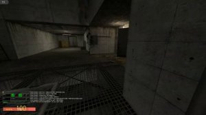 Побег от некст ботов в Гаррис Мод