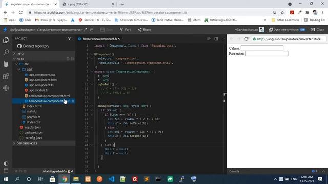 HackerRank Angular Basic Temperature Converter | Vijay Chauhan #HackerRank #angular #Temperature смотреть онлайн