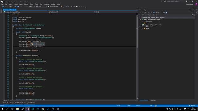 Unity3D how to use Socket.IO asset | Unity3D как использовать Socket.IO ассет смотреть онлайн