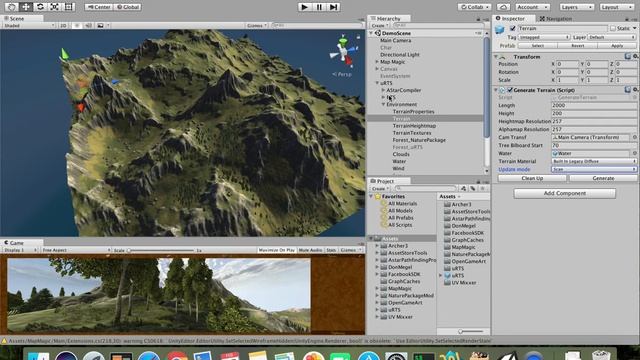 [Unity3d] uRTS: Usage of external terrain generators such as MapMagic (Pt1) смотреть онлайн