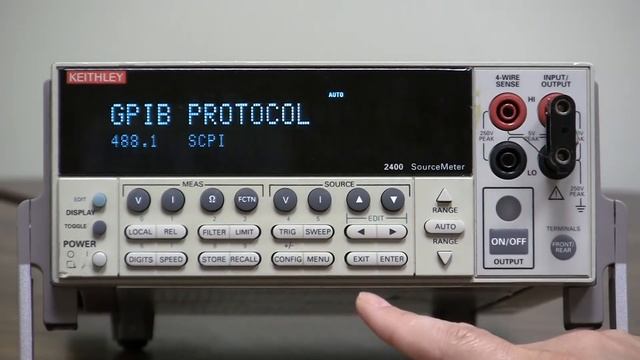 How To Setup GPIB RS-232 Communication - Keithley Instruments Model 2400 смотреть онлайн