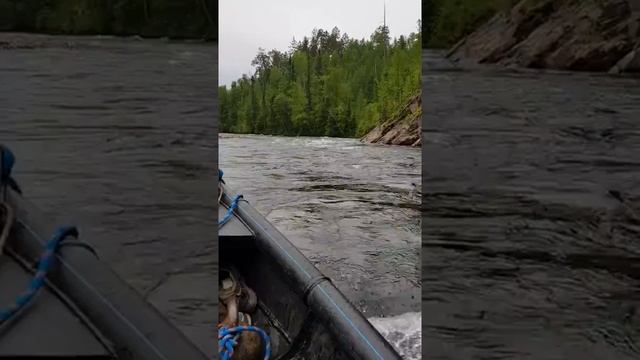 Лодка пнд. Бурмантовка или бурунда. Проход струи. Так же называют пирога, оморочка. смотреть онлайн