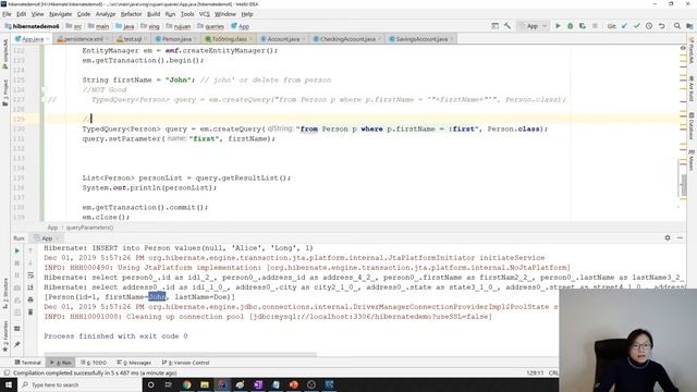 JPA Queries - Query Parameters смотреть онлайн