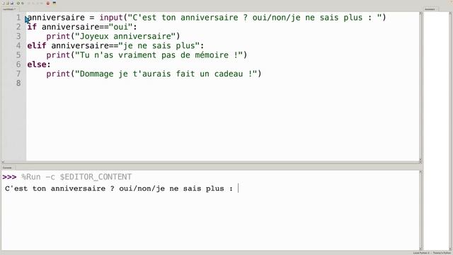 6. PYTHON - Conditions "IF ELIF ELSE" смотреть онлайн