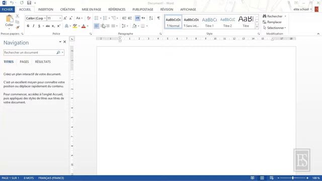 Microsoft Word 2013 1.3. Mode tactile/souris. смотреть онлайн