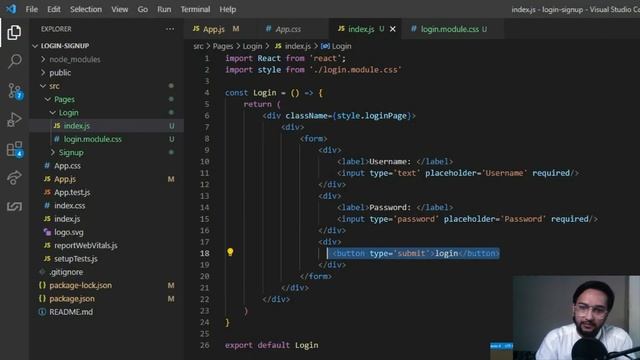 Building a Login Signup System in React with Local Storage смотреть онлайн