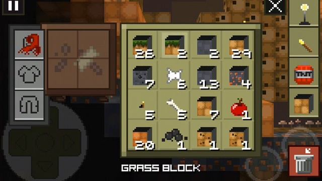 Grass Block And Cave Block - Minecraft 2D - Indonesian Gameplay смотреть онлайн