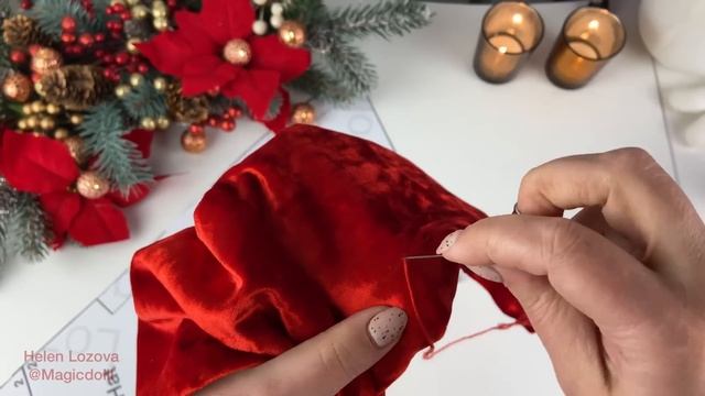 Scandinavian Christmas Gnome in Red Hat + pattern pdf Etsy DIY HandMade смотреть онлайн