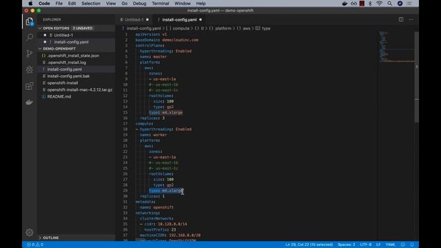 Provision New OpenShift Cluster on AWS смотреть онлайн