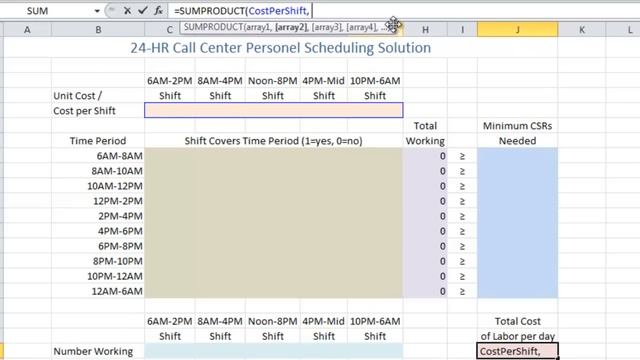 Management Science 101: Call Center Staffing and Cost Reduction using Excel смотреть онлайн