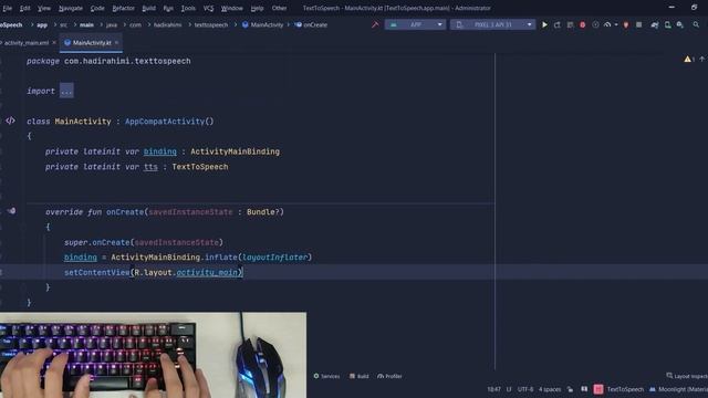 ASMR Programming - Text To Speech app with Kotlin - No Talking смотреть онлайн